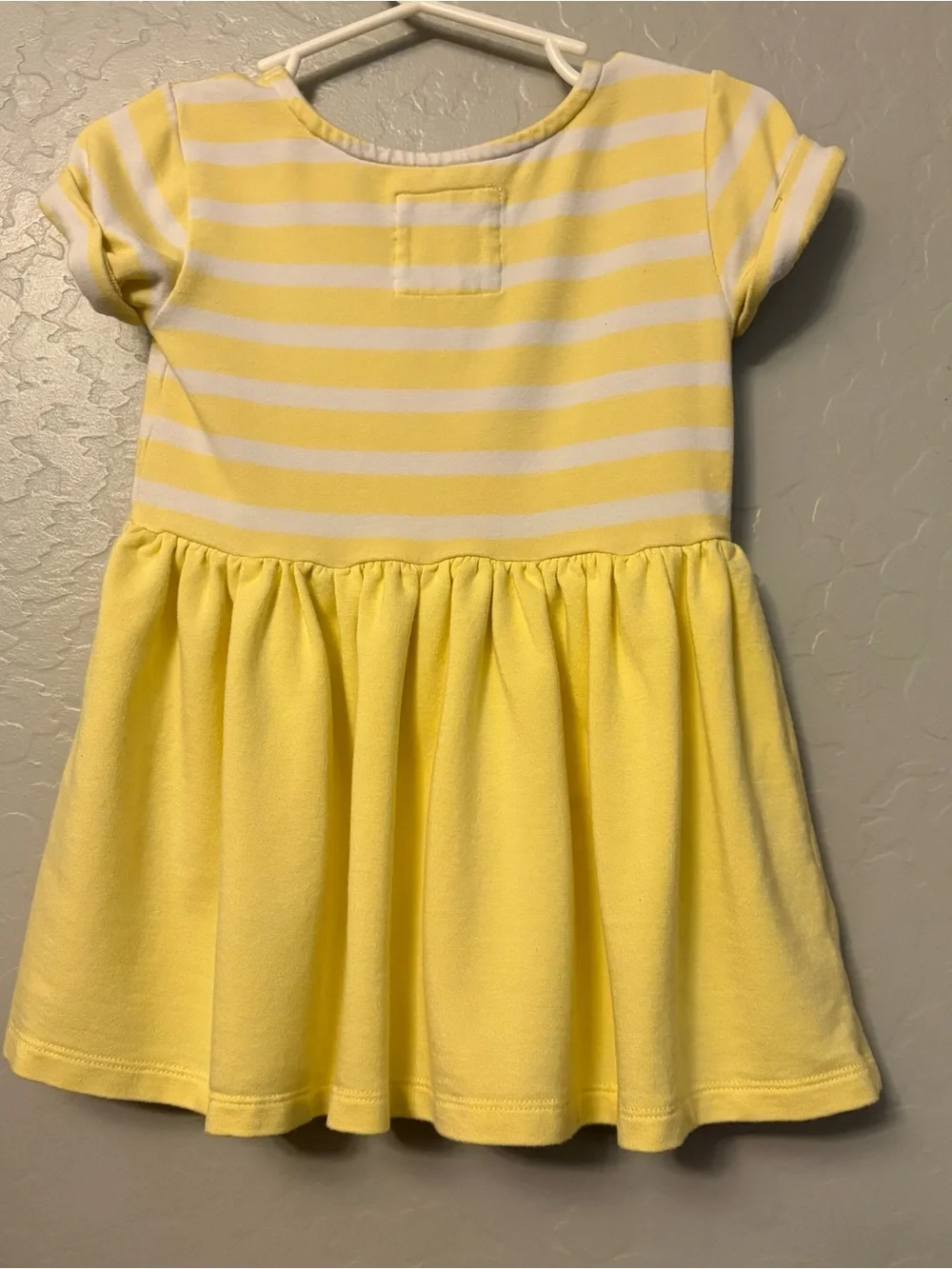 Little sleepies bluey garden games yellow flower patch pocket dress 6-12 months